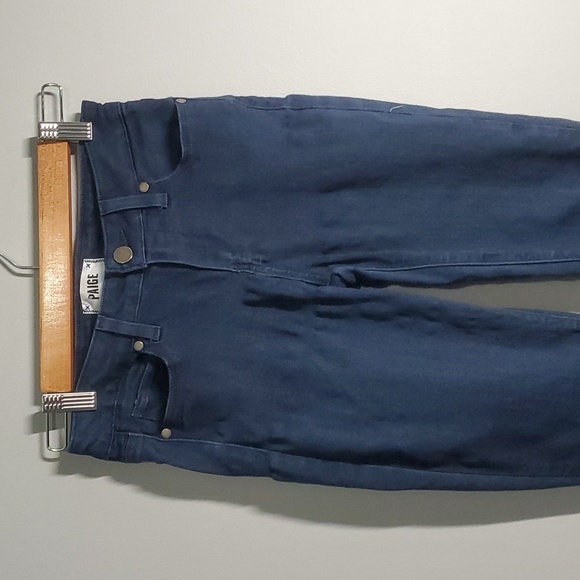 Paige jeans women's size 26 size 2 US dark medium blue Verdugo ankle - Picture 2 of 16